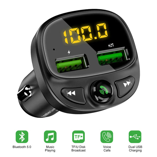 Car Bluetooth Charger, Player, and Receiver